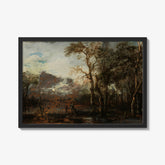 Wooded Landscape with Hunter/Winter Landscape by Aert van der Neer - thumbnail_1_bf_66fdbdd38213847b6f357abe